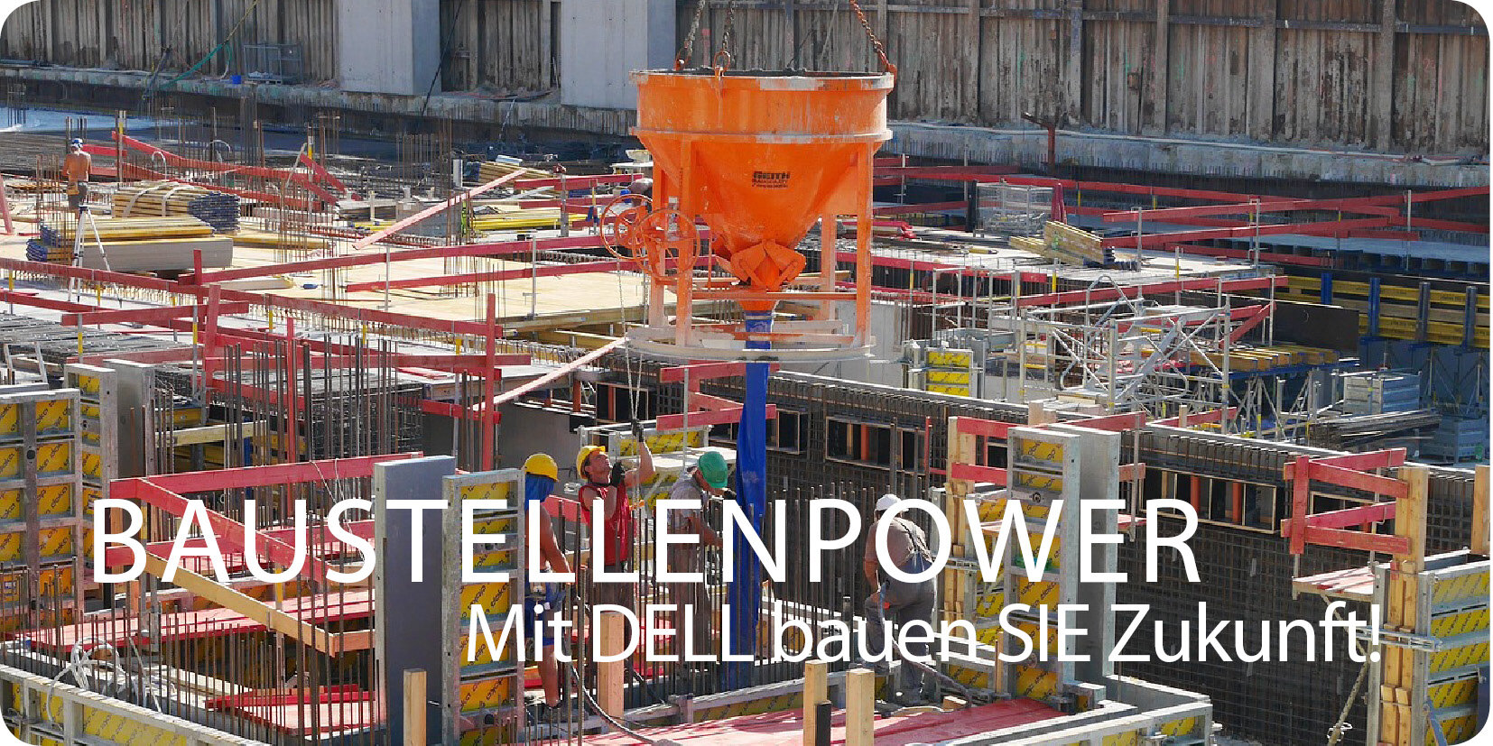 Baustellenpower mit DELL Mietpark