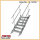 SAEL%  MÜBA Bautreppe mit 6 Stufen und Geländern, Treppenlänge ca. 1,84m, verzinkt #1