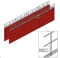 MÜBA Alu-Absturzsicherung zum Einstecken Länge...