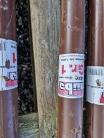 4x M&Uuml;BA Schr&auml;gst&uuml;tze Gr. 1, gebraucht L&auml;nge 1,80 - 3,00 m, lackiert I Bauschr&auml;gst&uuml;tze Betonschr&auml;gst&uuml;tze