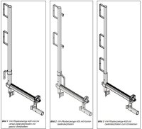 MÜBA HV-Pfostenzwinge 400 zur Aufnahme von Geländerpfosten Klemmbereich 0-40 cm verzinkt